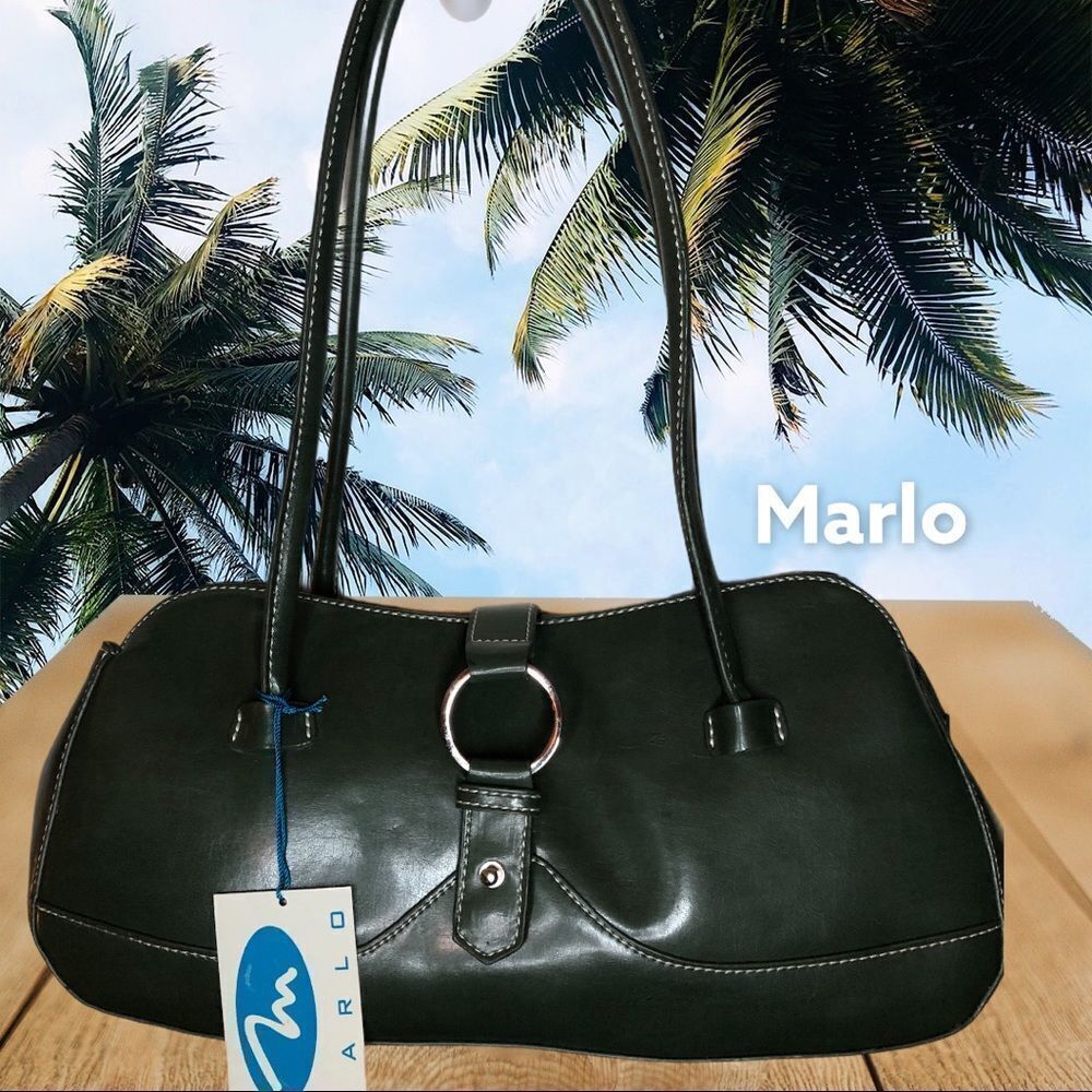 Marlo brand olive green purse Nwt